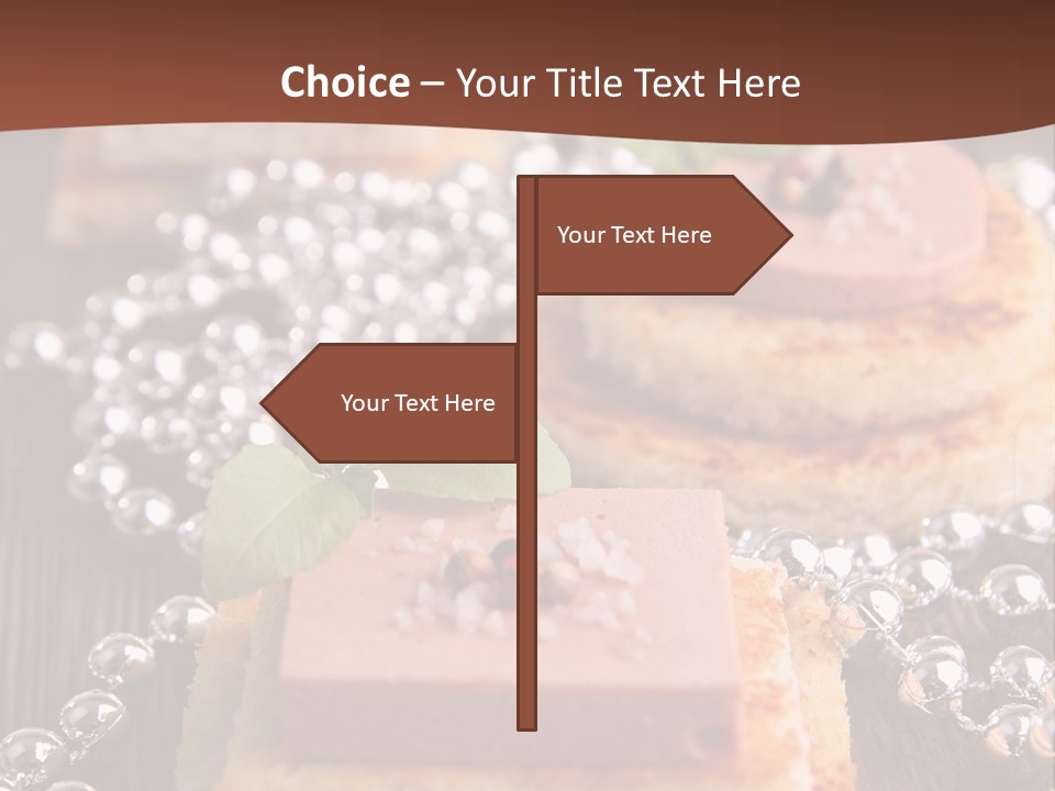 Culinaire Gastronomie Foie Gras PowerPoint Template