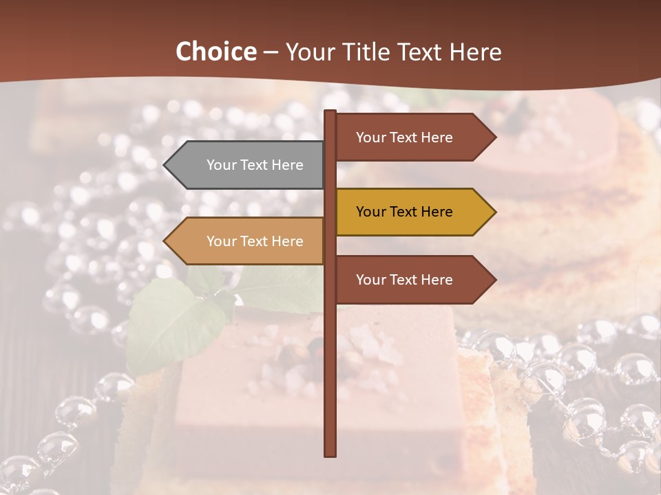 Culinaire Gastronomie Foie Gras PowerPoint Template