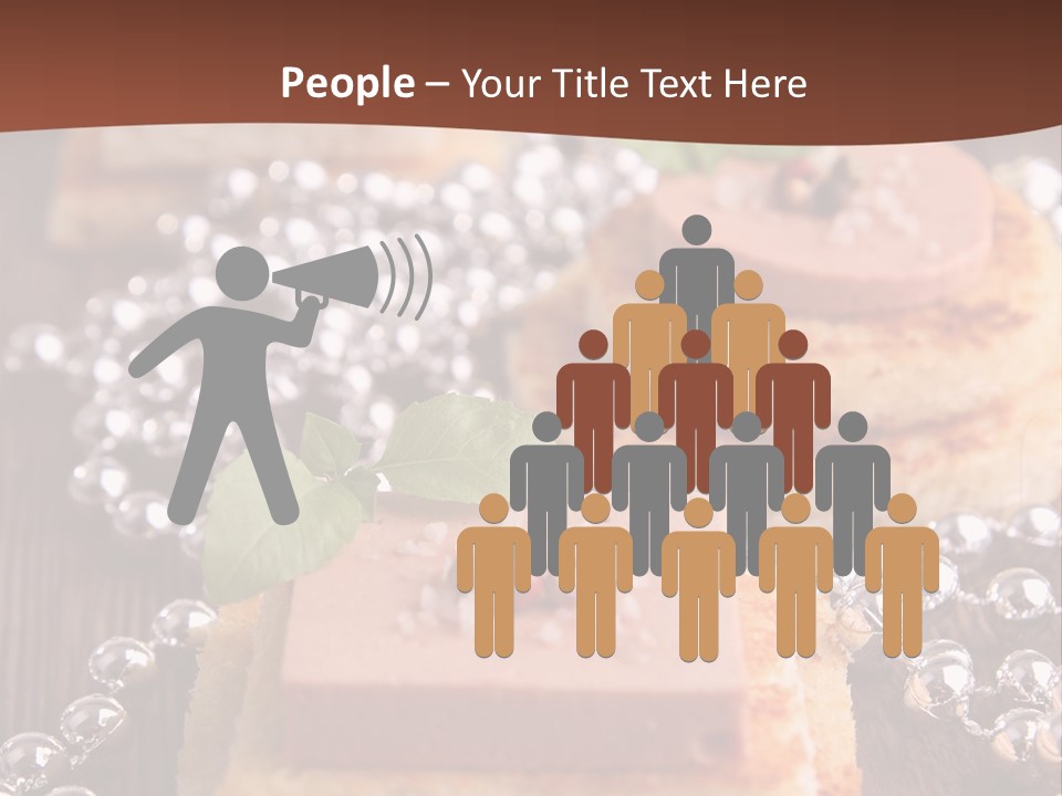 Culinaire Gastronomie Foie Gras PowerPoint Template