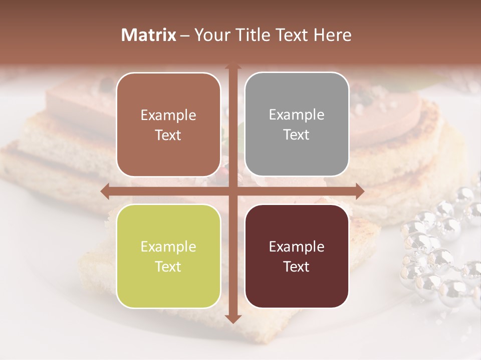 Buffet Christmas Restaurant PowerPoint Template