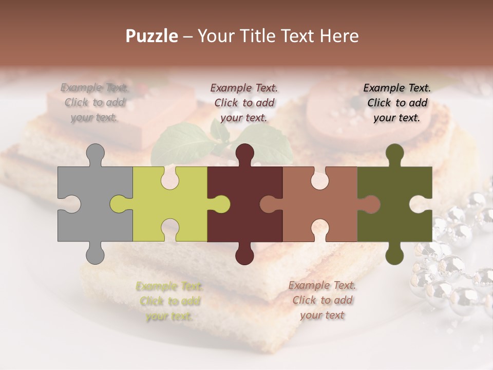 Buffet Christmas Restaurant PowerPoint Template