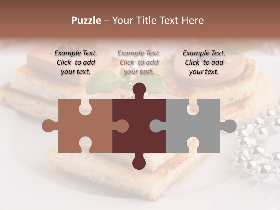 Buffet Christmas Restaurant PowerPoint Template