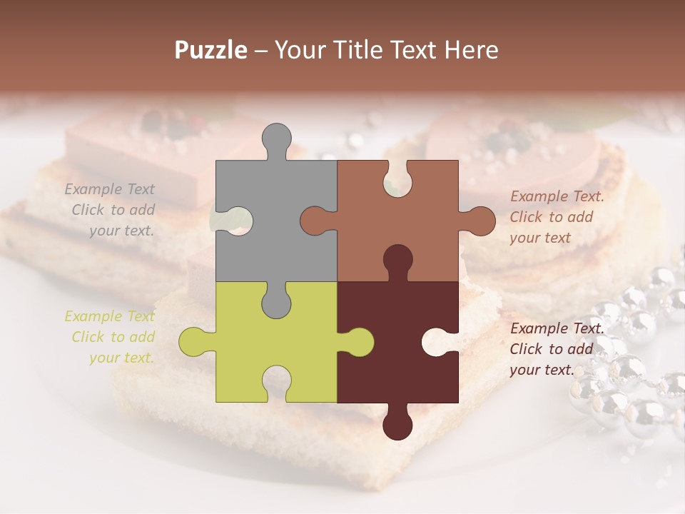 Buffet Christmas Restaurant PowerPoint Template