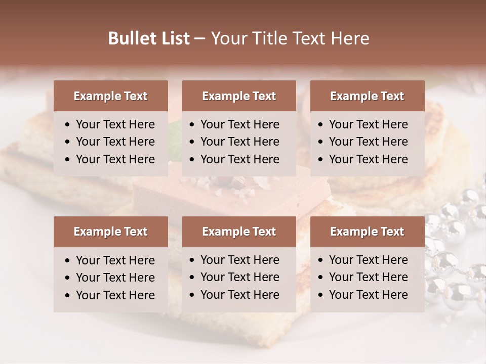 Buffet Christmas Restaurant PowerPoint Template