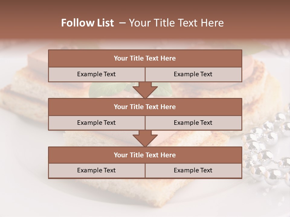 Buffet Christmas Restaurant PowerPoint Template