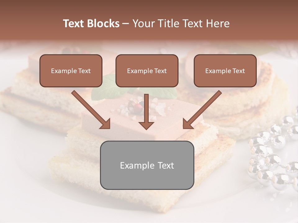 Buffet Christmas Restaurant PowerPoint Template