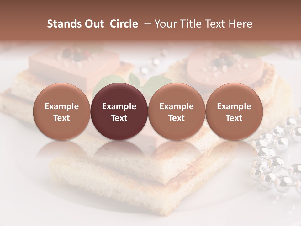 Buffet Christmas Restaurant PowerPoint Template