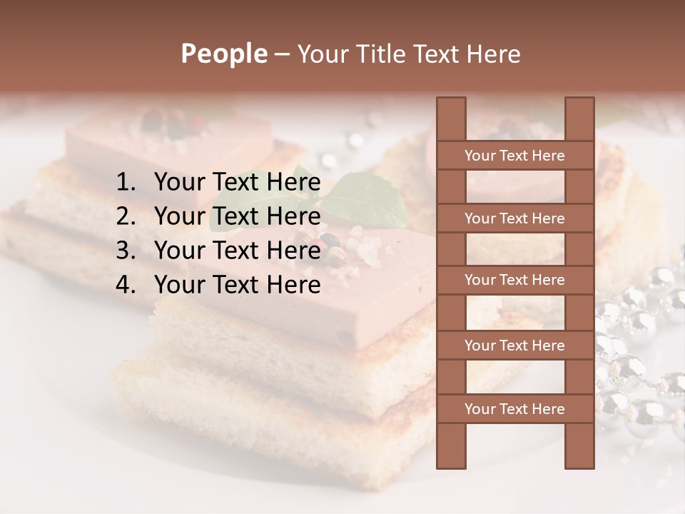 Buffet Christmas Restaurant PowerPoint Template