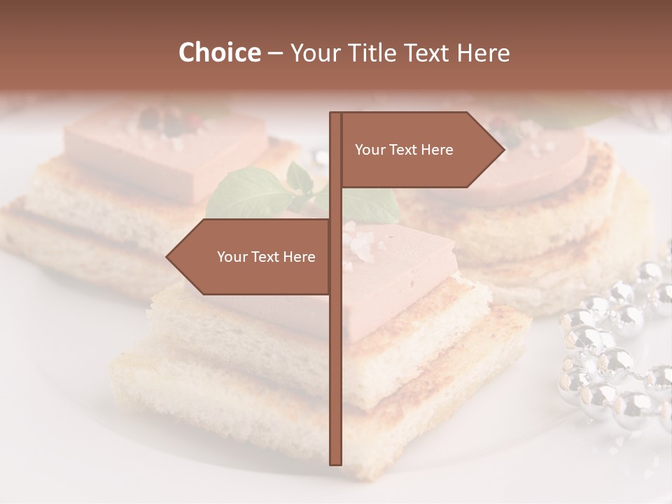 Buffet Christmas Restaurant PowerPoint Template