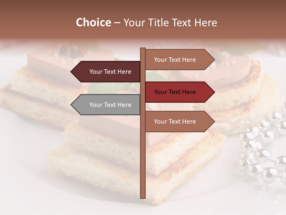 Buffet Christmas Restaurant PowerPoint Template