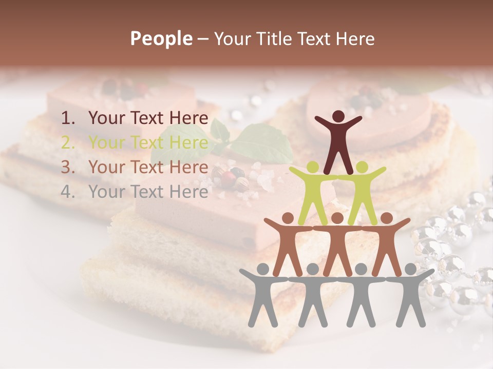 Buffet Christmas Restaurant PowerPoint Template