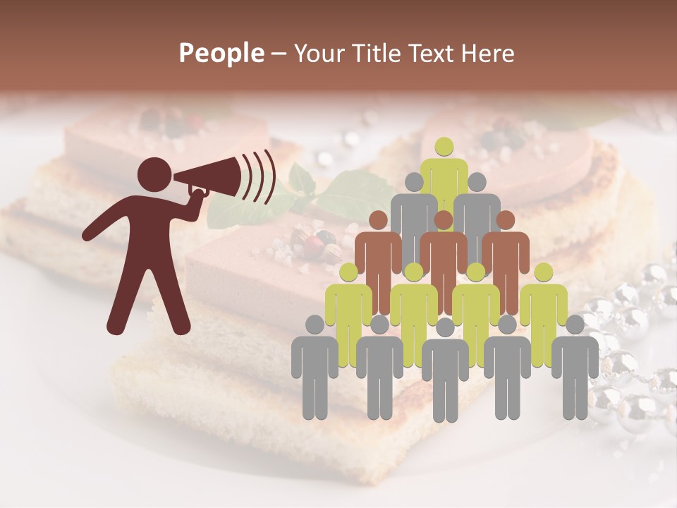 Buffet Christmas Restaurant PowerPoint Template