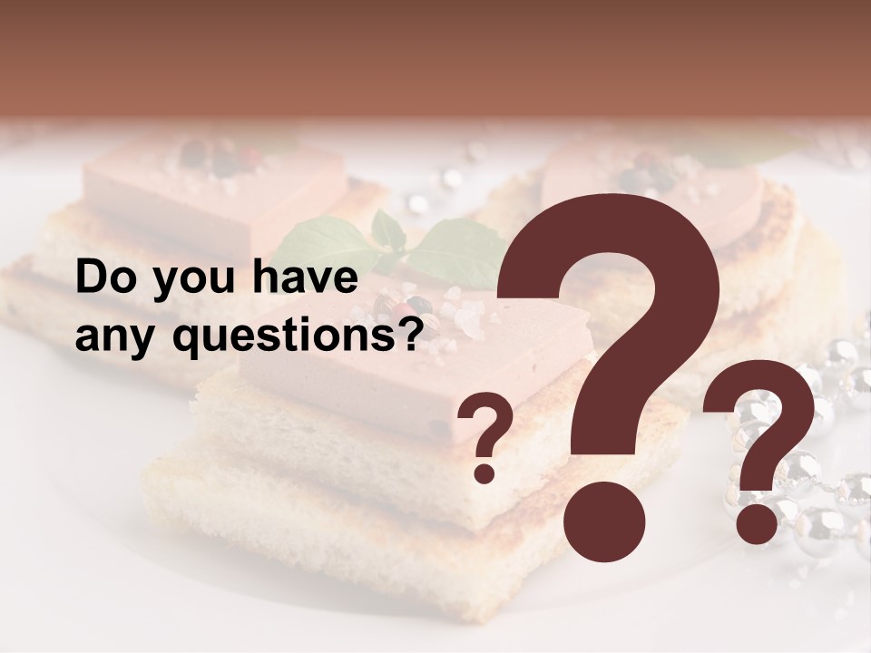 Buffet Christmas Restaurant PowerPoint Template