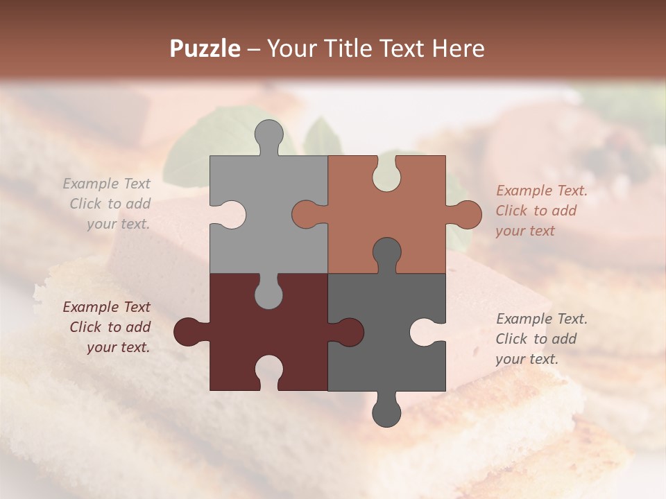 Goose Gras Gastronomy PowerPoint Template