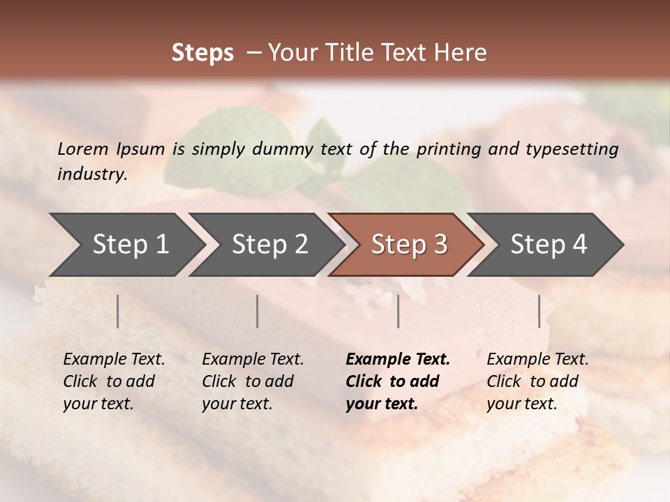 Goose Gras Gastronomy PowerPoint Template