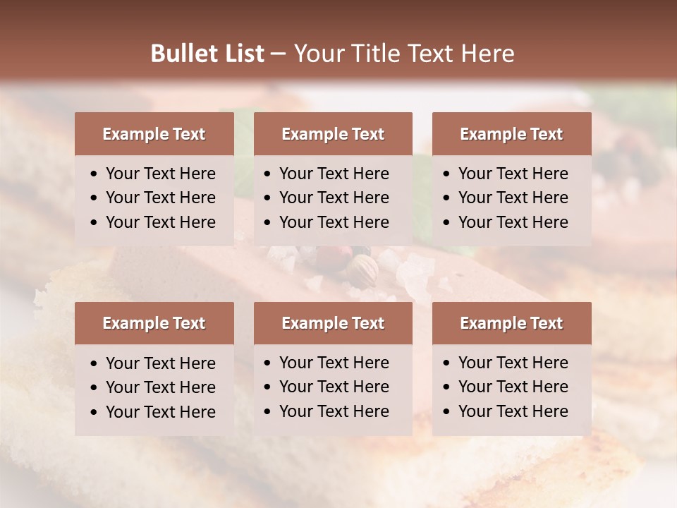 Goose Gras Gastronomy PowerPoint Template