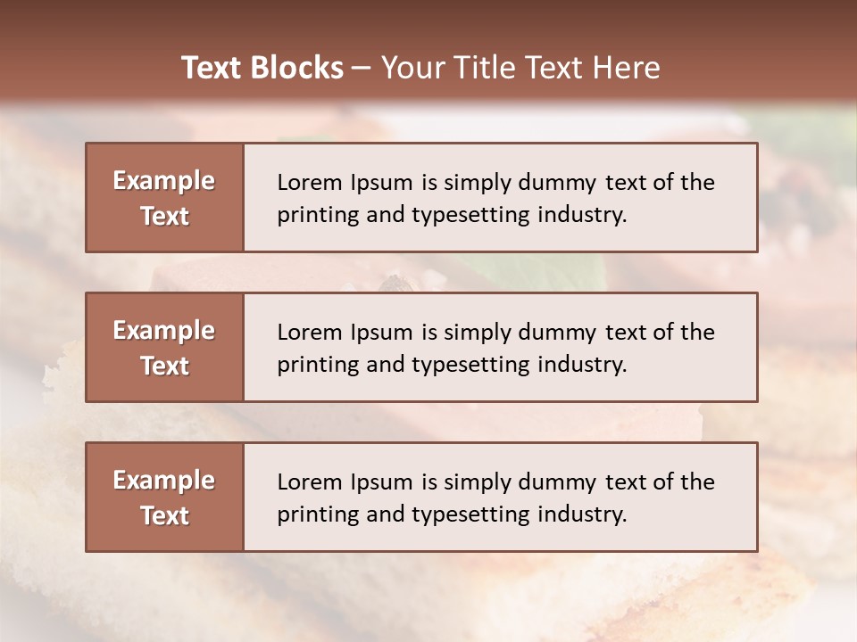 Goose Gras Gastronomy PowerPoint Template