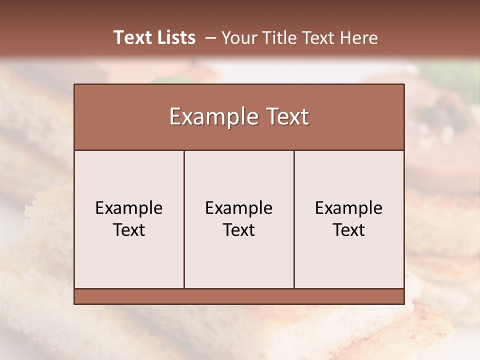 Goose Gras Gastronomy PowerPoint Template