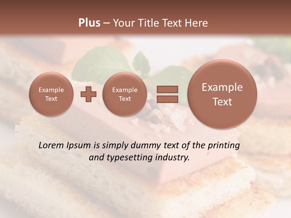 Goose Gras Gastronomy PowerPoint Template