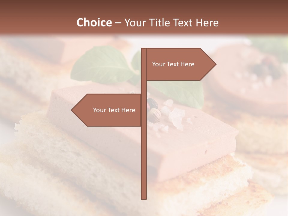 Goose Gras Gastronomy PowerPoint Template