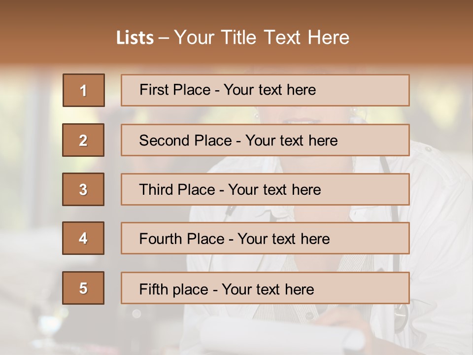 Patient General Checklist PowerPoint Template