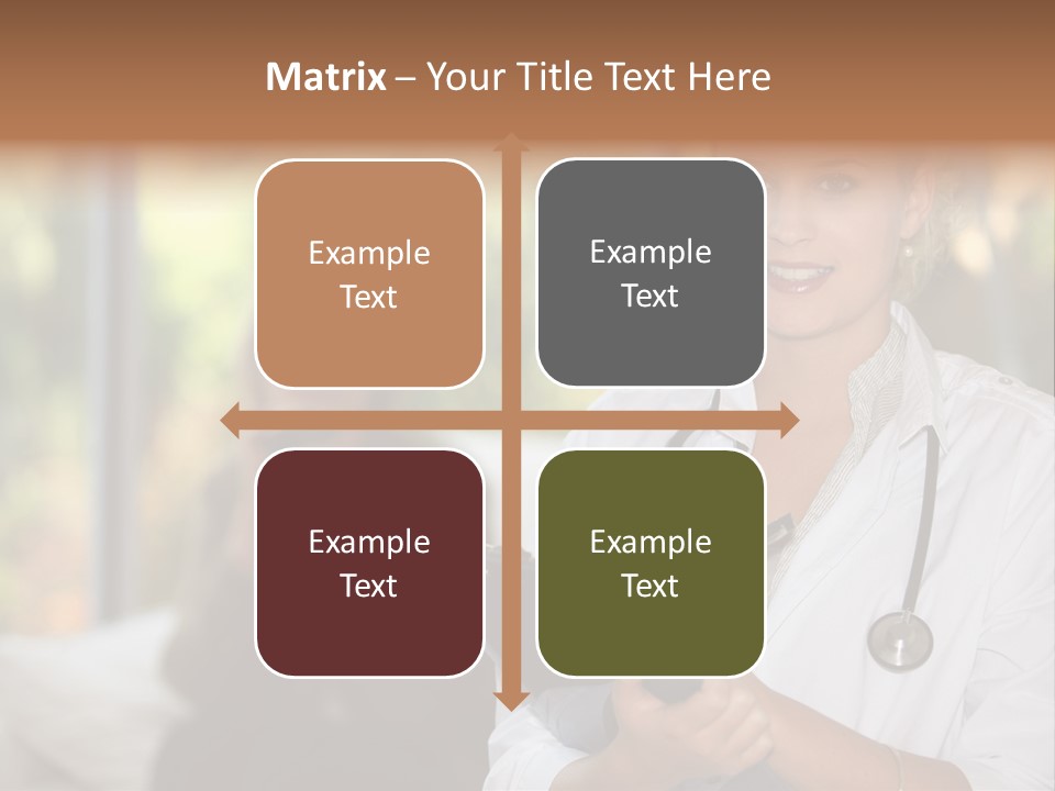 Stethoscope Giving Need PowerPoint Template