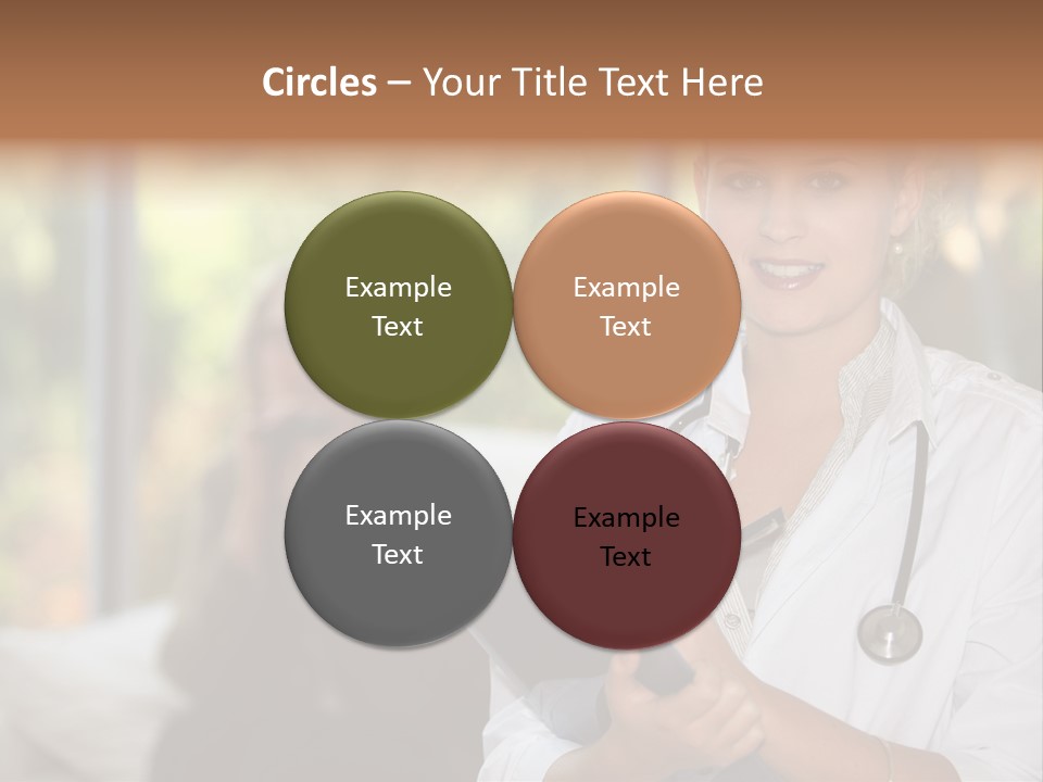 Stethoscope Giving Need PowerPoint Template
