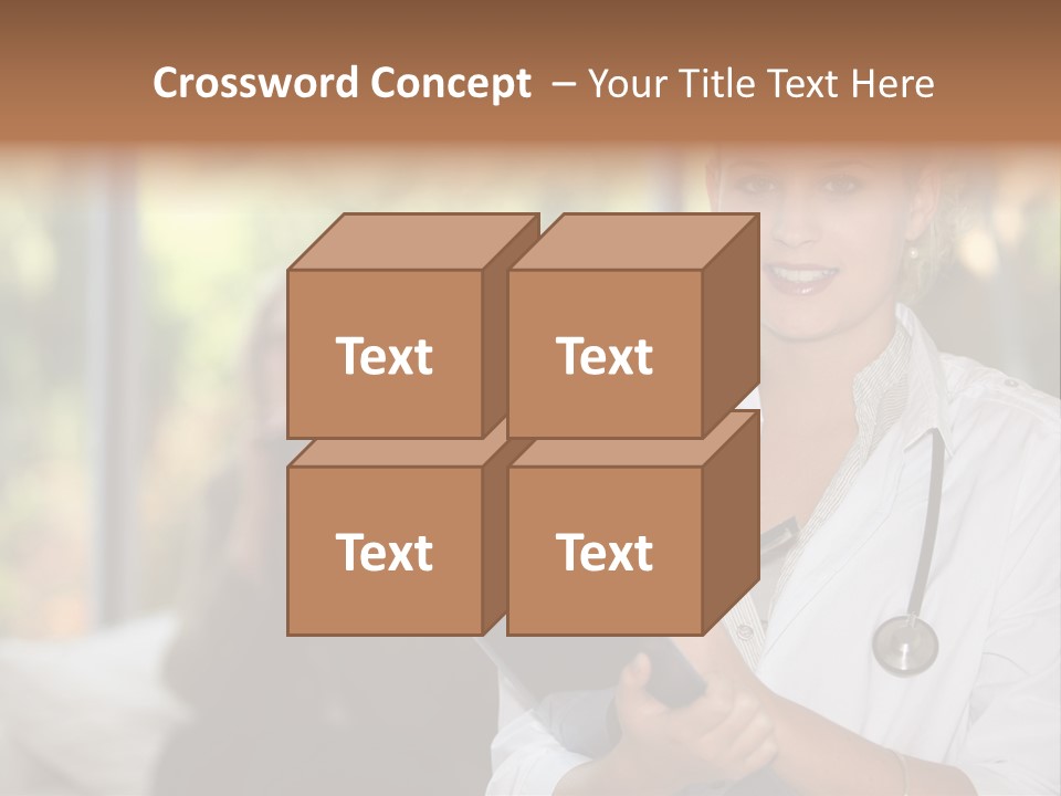 Stethoscope Giving Need PowerPoint Template
