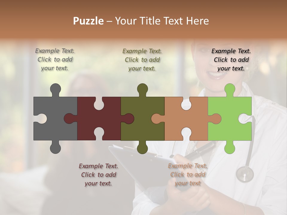 Stethoscope Giving Need PowerPoint Template