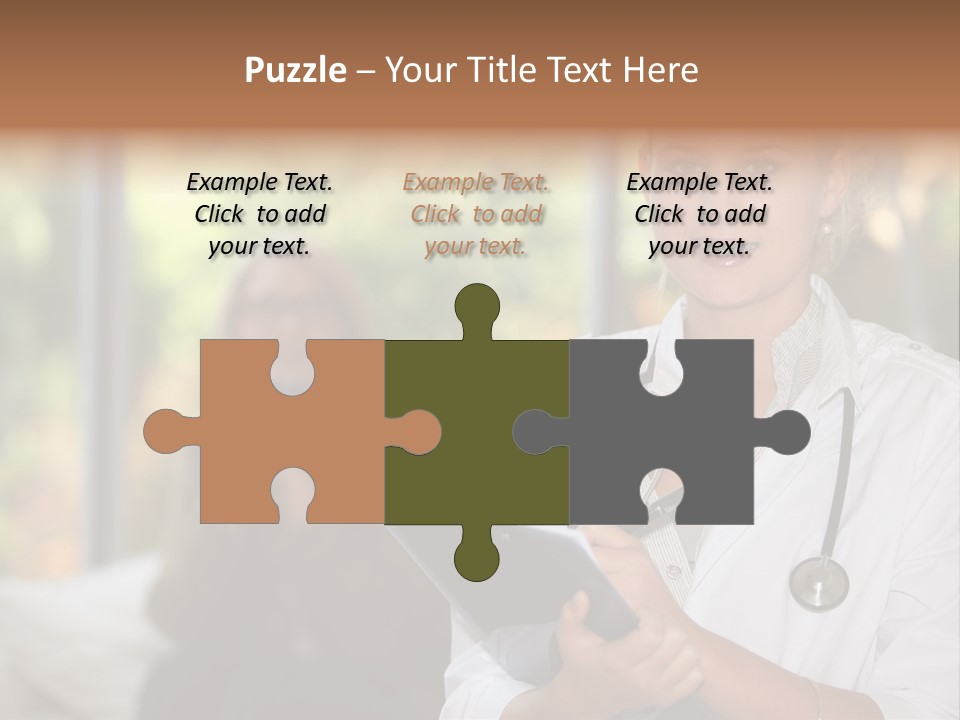 Stethoscope Giving Need PowerPoint Template