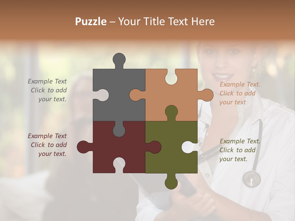 Stethoscope Giving Need PowerPoint Template