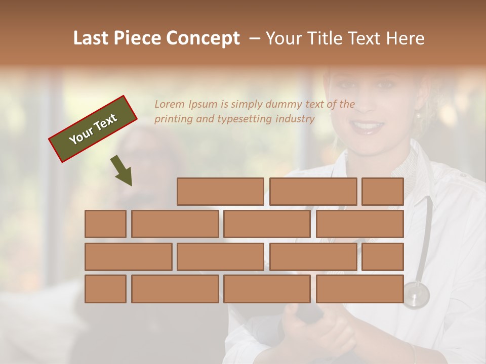 Stethoscope Giving Need PowerPoint Template