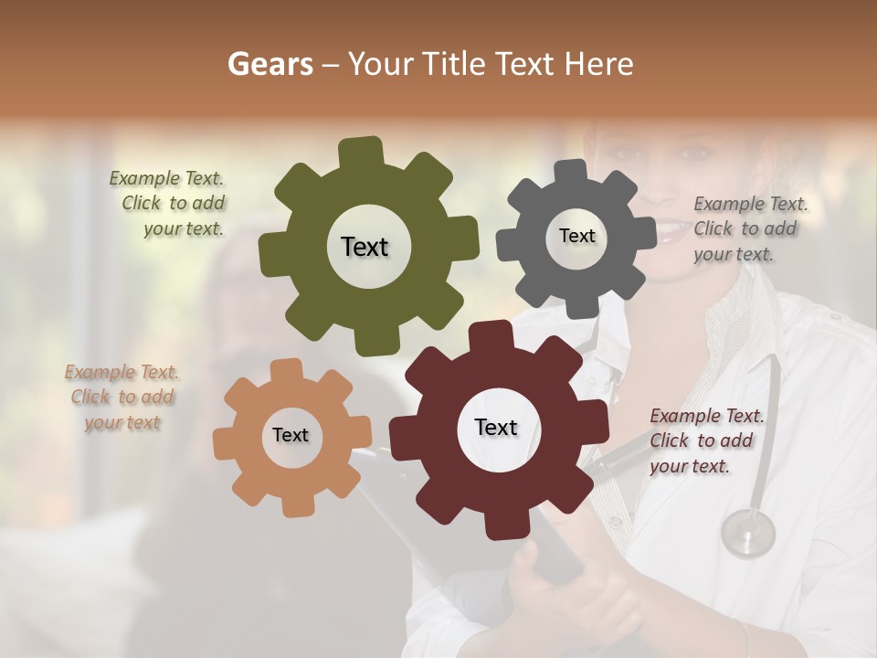 Stethoscope Giving Need PowerPoint Template