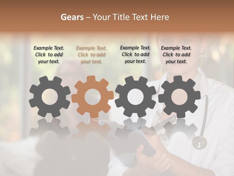 Stethoscope Giving Need PowerPoint Template