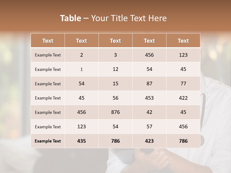 Stethoscope Giving Need PowerPoint Template