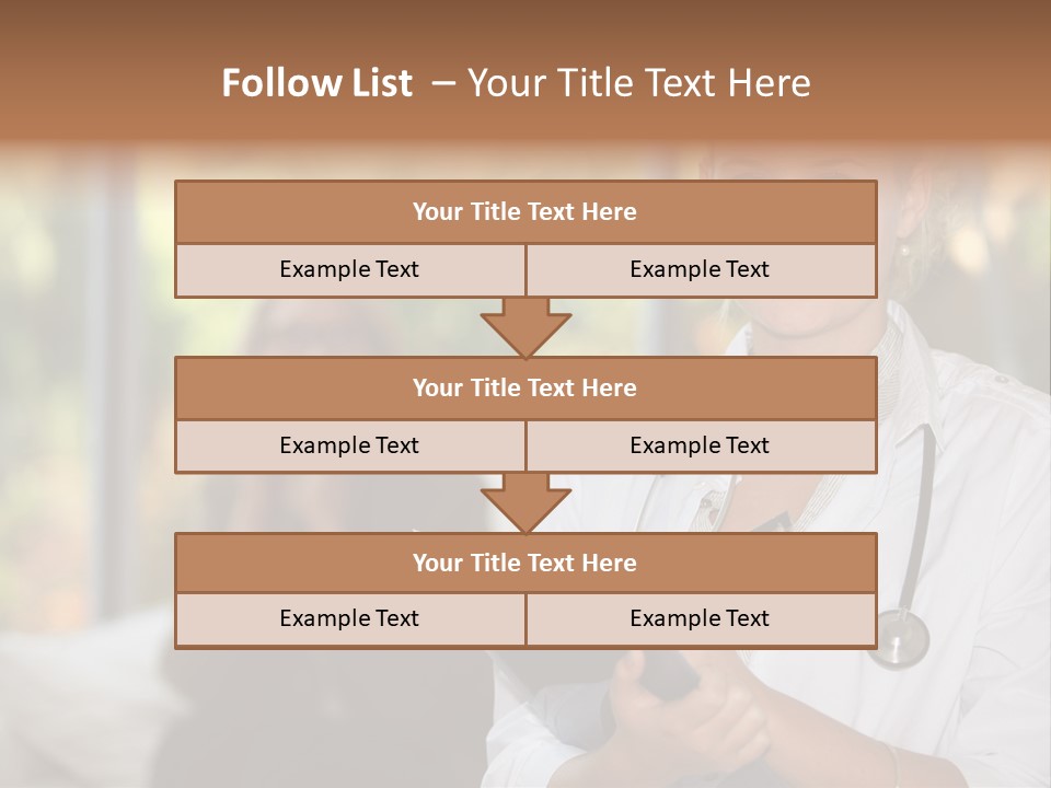 Stethoscope Giving Need PowerPoint Template