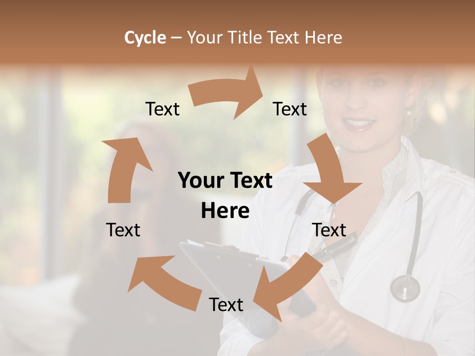 Stethoscope Giving Need PowerPoint Template