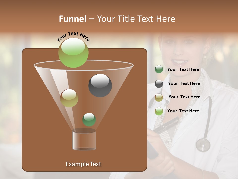 Stethoscope Giving Need PowerPoint Template