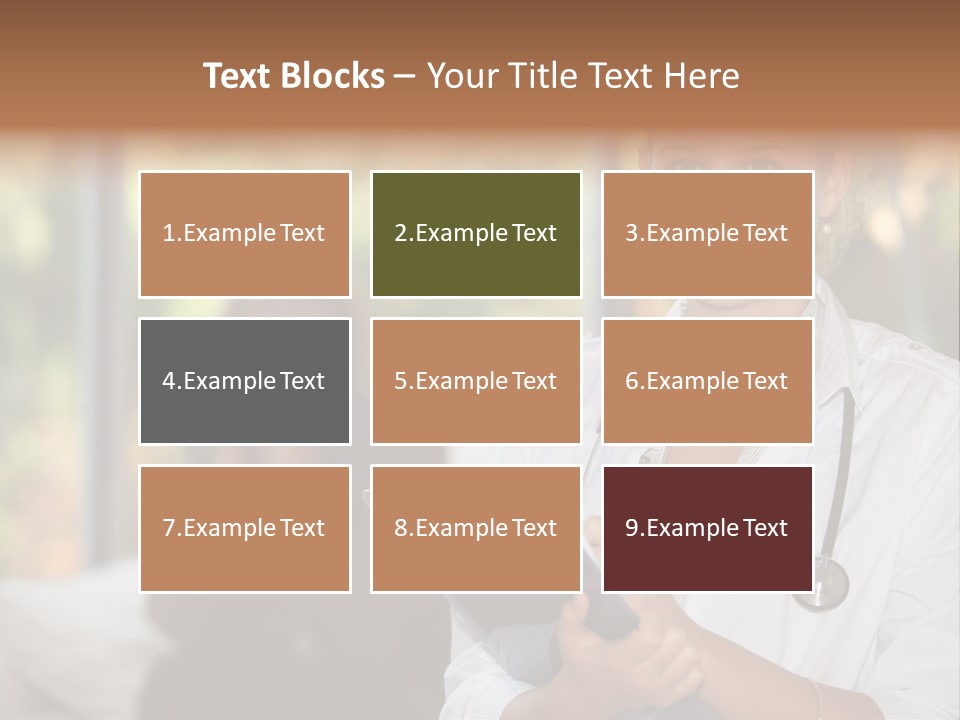 Stethoscope Giving Need PowerPoint Template