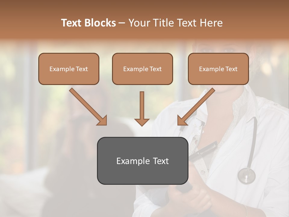 Stethoscope Giving Need PowerPoint Template