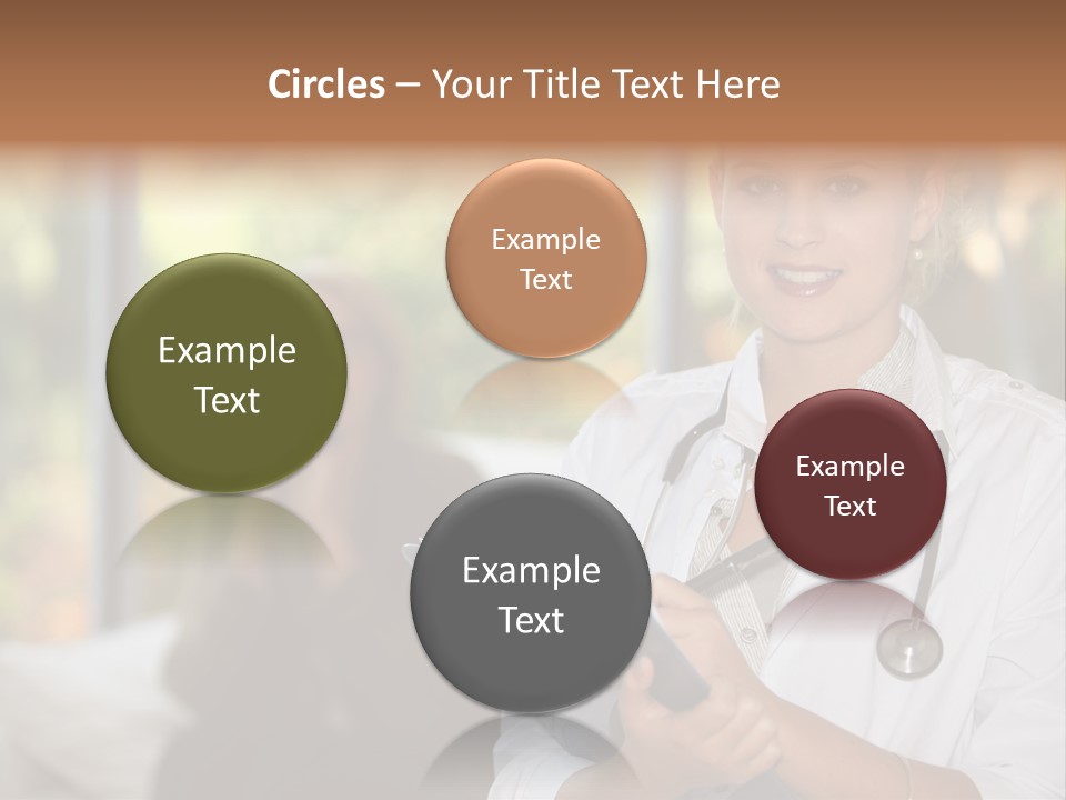 Stethoscope Giving Need PowerPoint Template