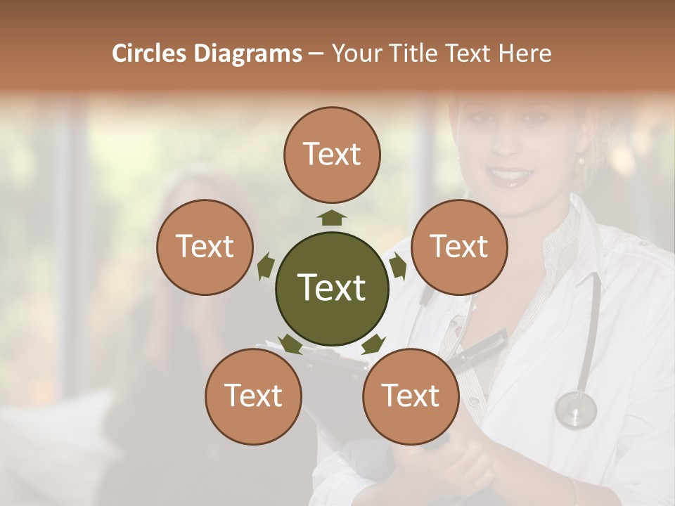 Stethoscope Giving Need PowerPoint Template