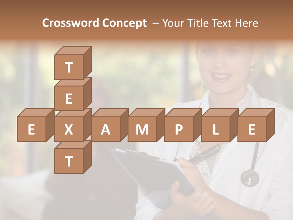 Stethoscope Giving Need PowerPoint Template