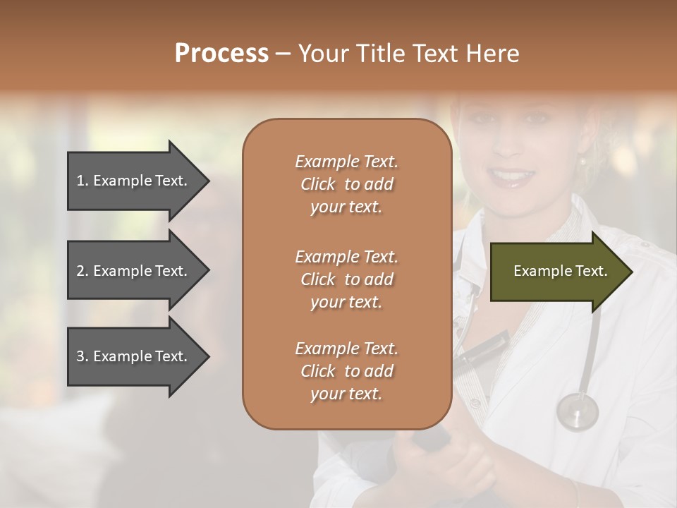 Stethoscope Giving Need PowerPoint Template