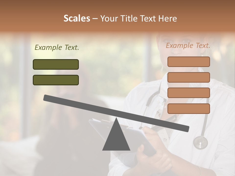 Stethoscope Giving Need PowerPoint Template