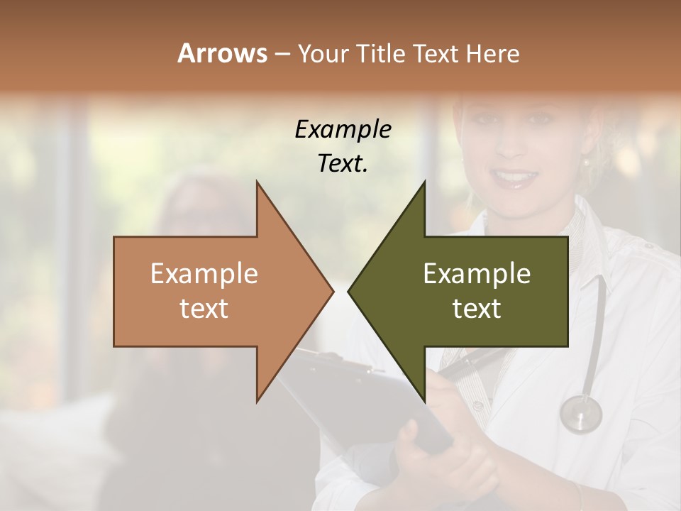 Stethoscope Giving Need PowerPoint Template