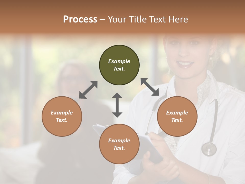 Stethoscope Giving Need PowerPoint Template