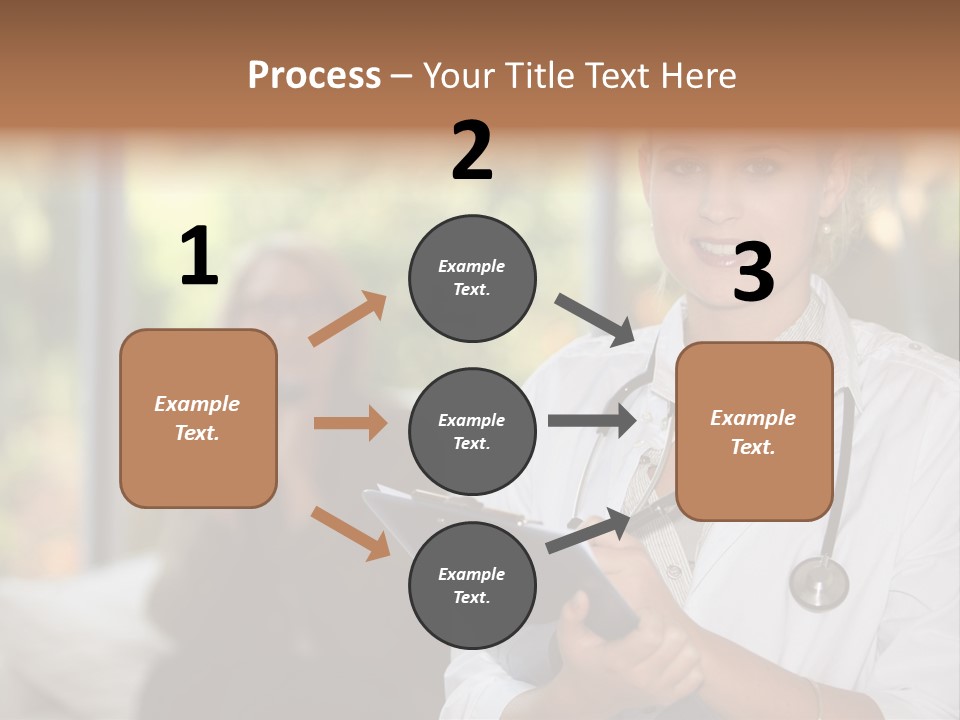 Stethoscope Giving Need PowerPoint Template