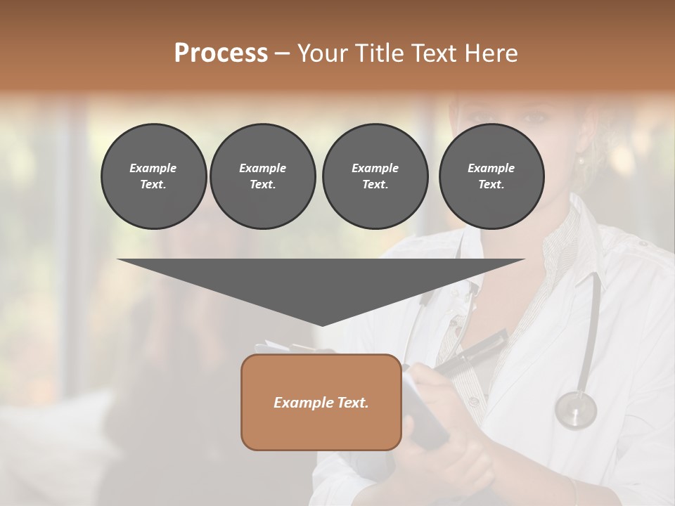 Stethoscope Giving Need PowerPoint Template