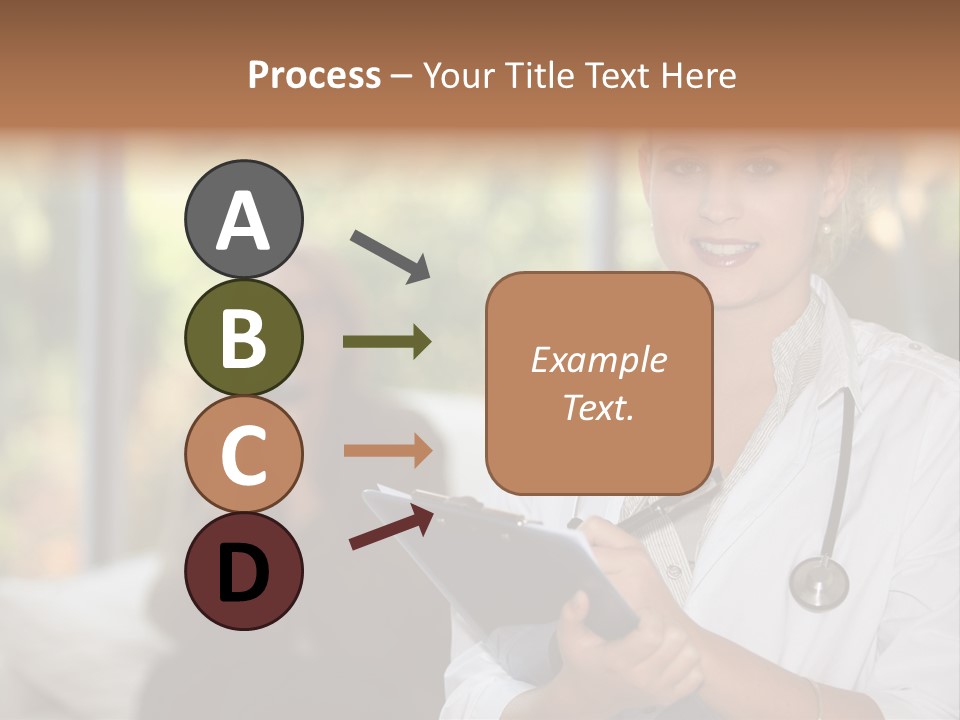 Stethoscope Giving Need PowerPoint Template
